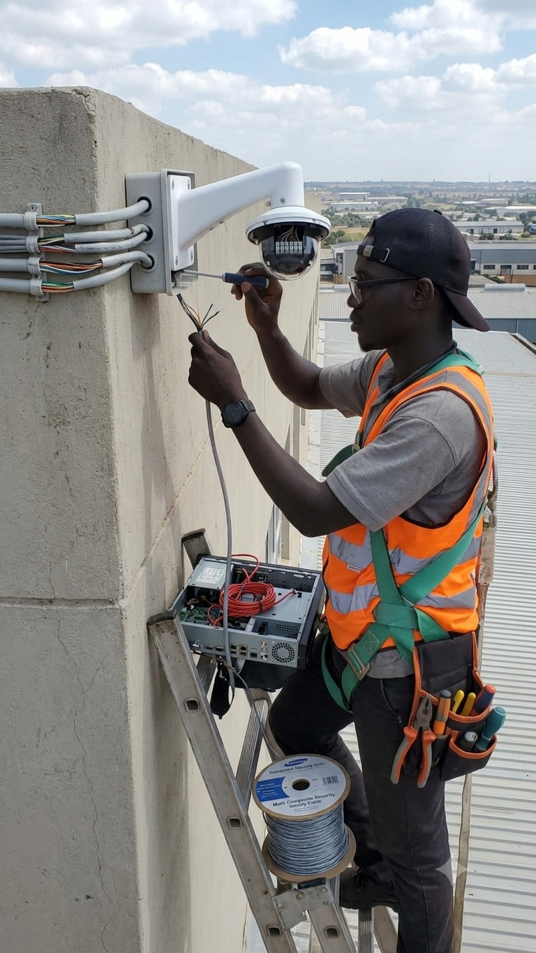 CCTV camera installation